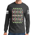 Guns Christmas Ugly Long Sleeve T-shirt