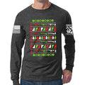 Guns Christmas Ugly Long Sleeve T-shirt