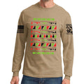 Guns Christmas Ugly Long Sleeve T-shirt