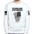 Freedom Lovin' Gun Whore Unisex Sweatshirt