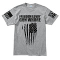 Freedom Lovin' Gun Whore Men's T-shirt