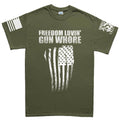 Freedom Lovin' Gun Whore Men's T-shirt