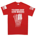 Freedom Lovin' Gun Whore Men's T-shirt