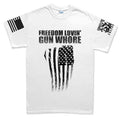 Freedom Lovin' Gun Whore Men's T-shirt