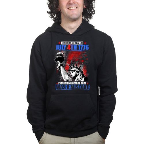 Unisex History Began 4th of July Hoodie