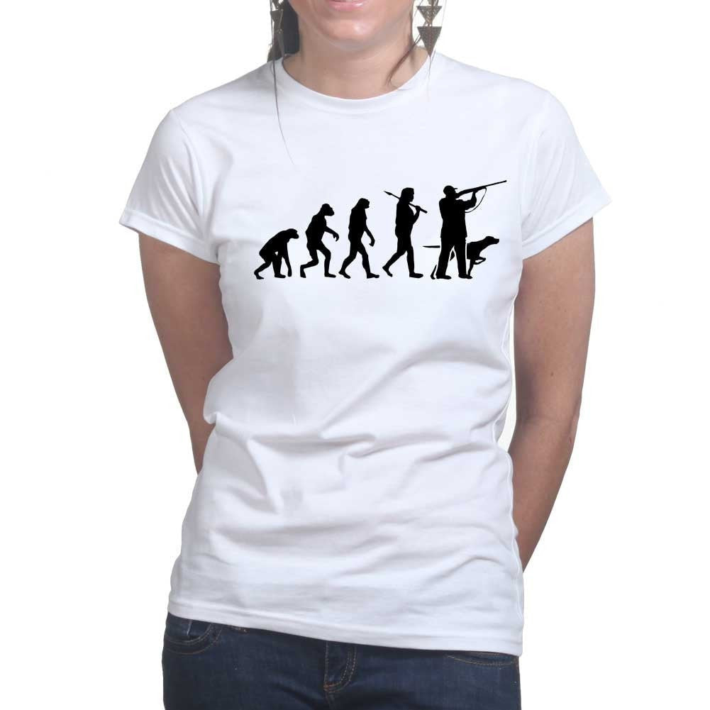 Evolution Of A Hunter Ladies T-shirt