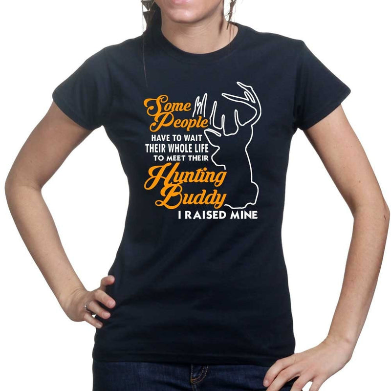My Hunting Buddy Ladies T-shirt