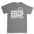 Hunting Makes Me Happy Men's T-shirt