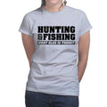 Hunting and Fishing Ladies T-shirt