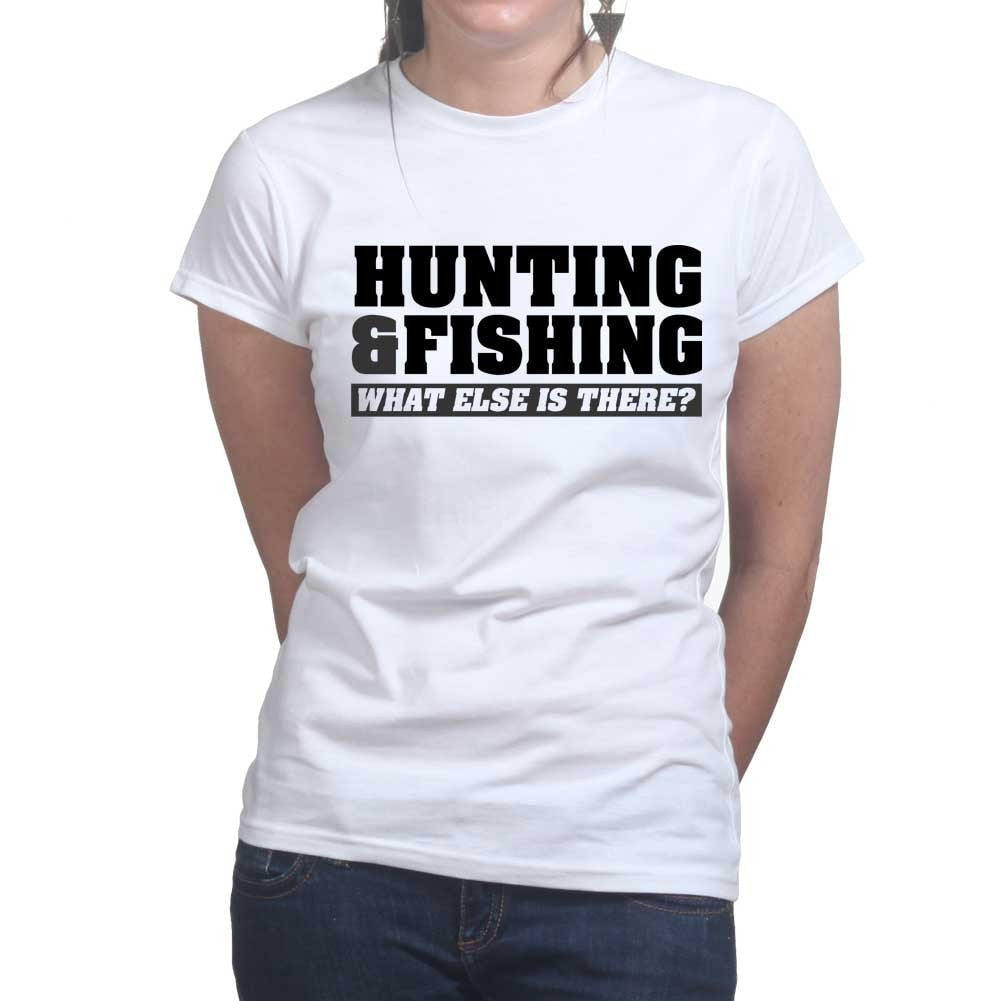 Hunting and Fishing Ladies T-shirt