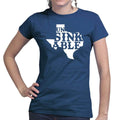 Unsinkable Texas Hurricane Harvey Relief Ladies T-shirt