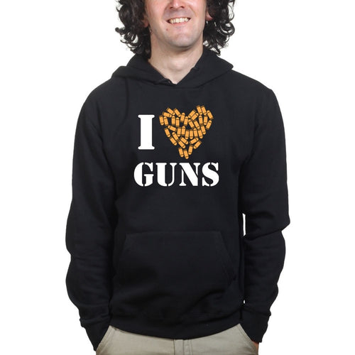 I Love Guns Hoodie