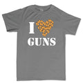 I Love Guns Men's T-shirt