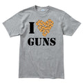 I Love Guns Men's T-shirt