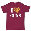 I Love Guns Men's T-shirt