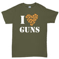 I Love Guns Men's T-shirt