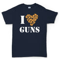 I Love Guns Men's T-shirt