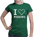 I Love Fishing Ladies T-shirt