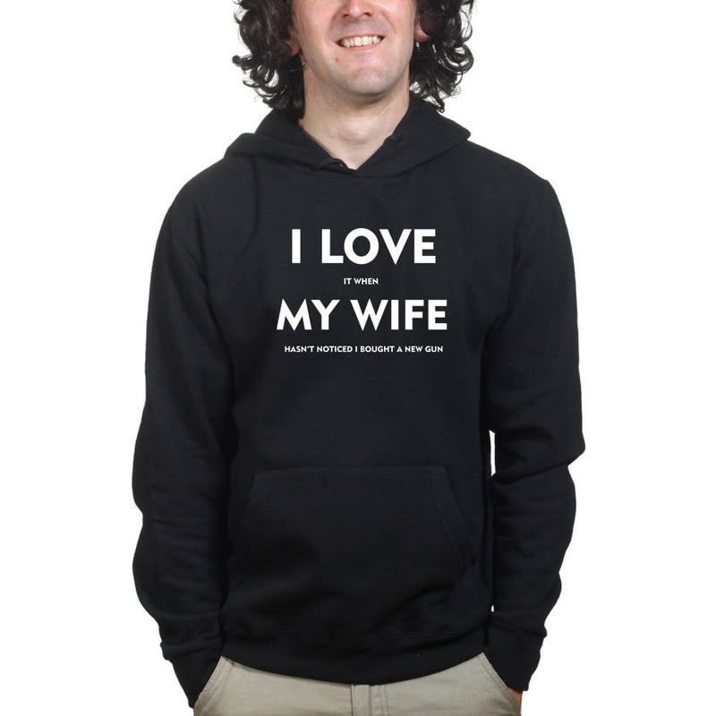 I Love My Wife Mens Hoodie