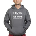 I Love My Wife Mens Hoodie