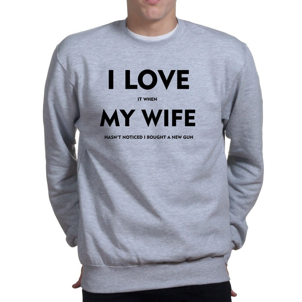 I Love My Wife Mens Sweatshirt