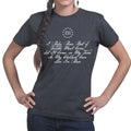 I Prefer Peace Thomas Paine Ladies T-shirt