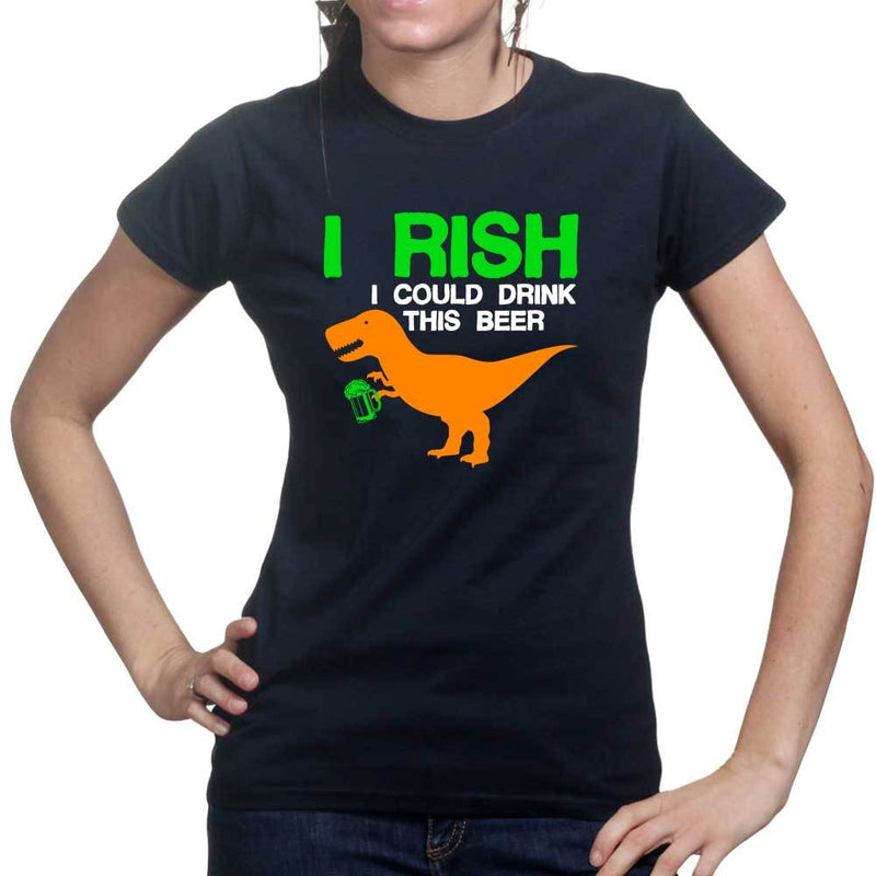 IRish T-Rex Ladies T-shirt