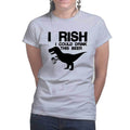 IRish T-Rex Ladies T-shirt