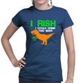 IRish T-Rex Ladies T-shirt