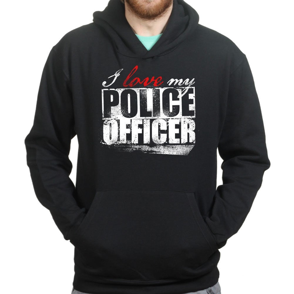 I Love My Police Officer Hoodie