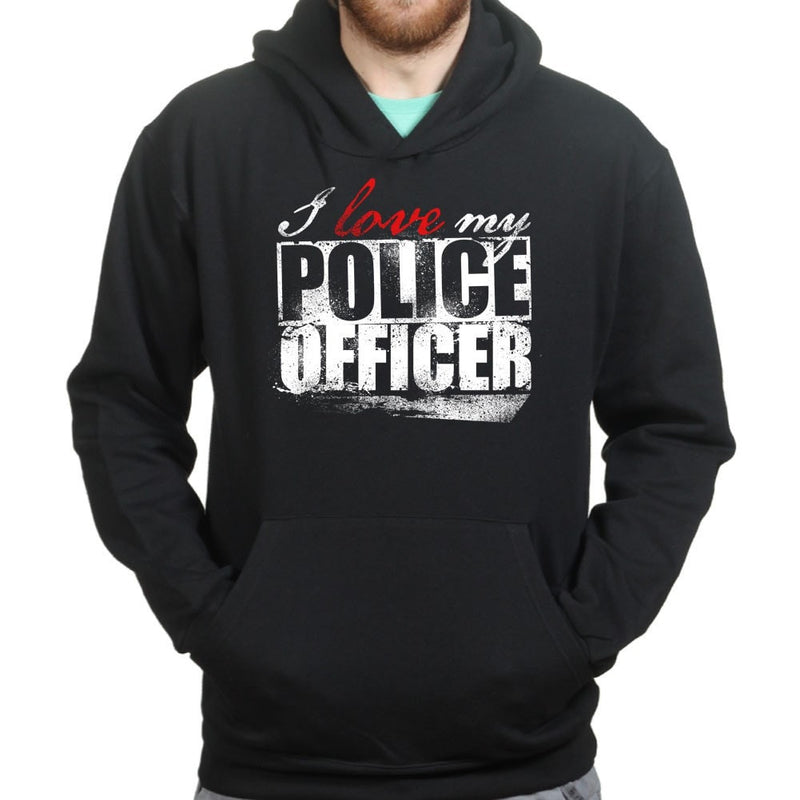 I Love My Police Officer Hoodie