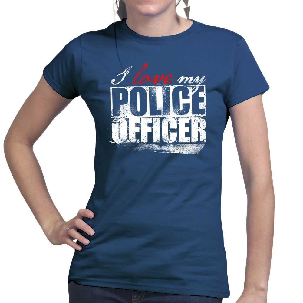 Ladies I Love My Police Officer T-shirt