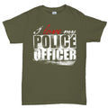 Men's I Love My Police Officer T-shirt