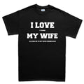 I Love My Wife (Fishing) Men's T-shirt