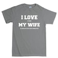 I Love My Wife (Fishing) Men's T-shirt