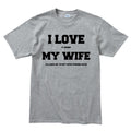 I Love My Wife (Fishing) Men's T-shirt