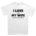 I Love My Wife (Fishing) Men's T-shirt