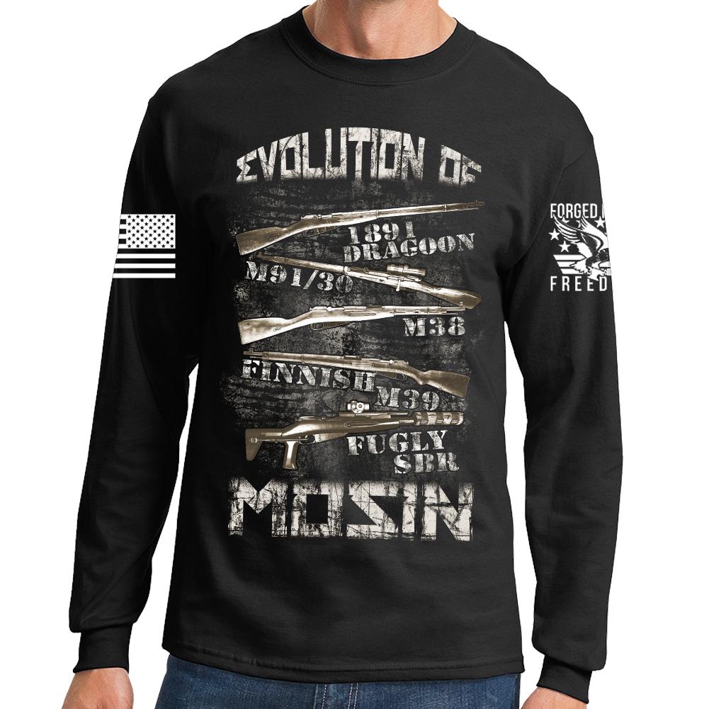 Evolution of Mosin Long Sleeve T-shirt