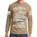 Evolution of Mosin Long Sleeve T-shirt