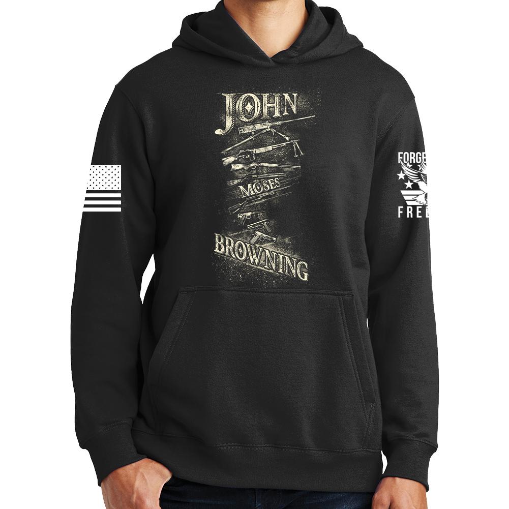 John Moses Browning Hoodie Forged From Freedom
