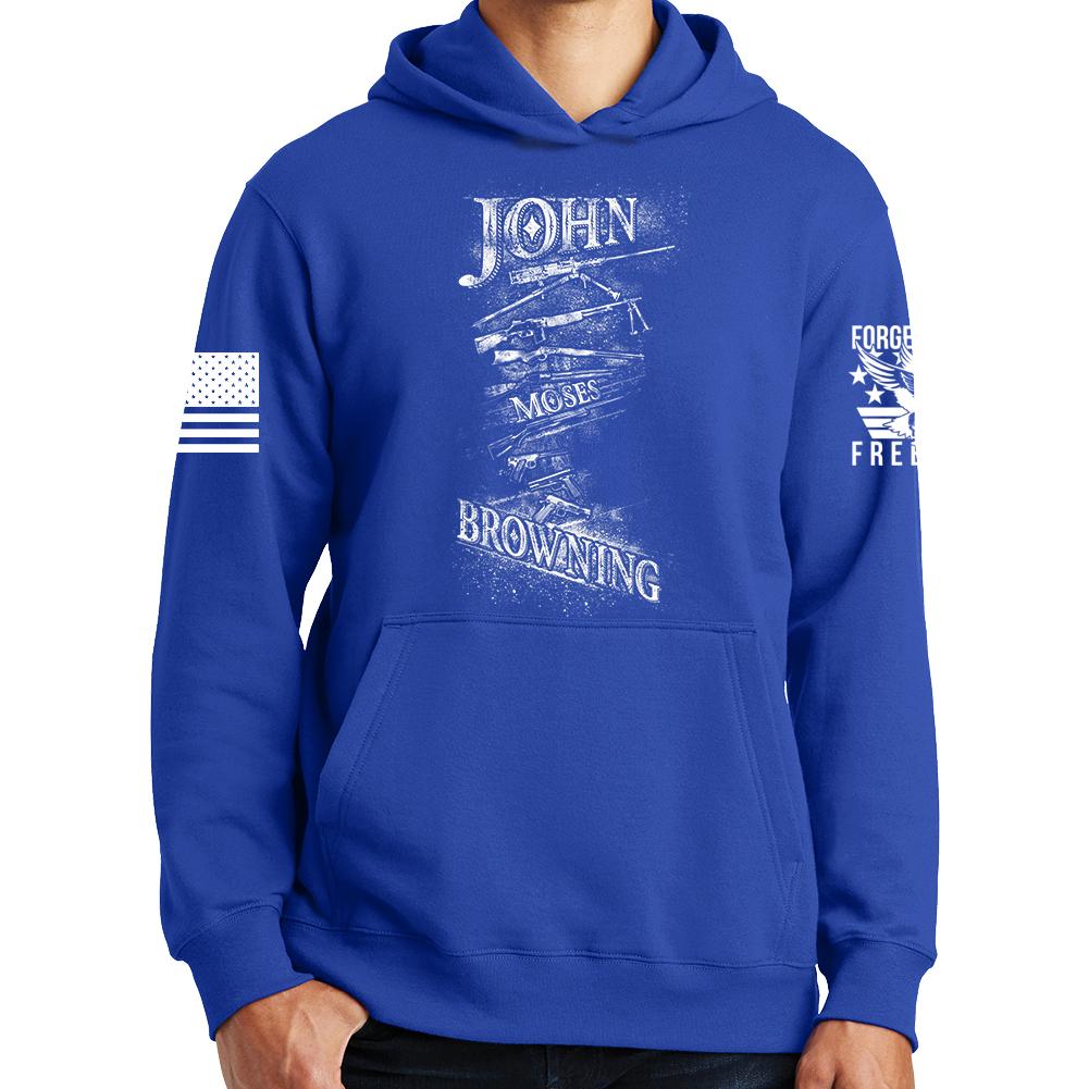 John Moses Browning Hoodie Forged From Freedom