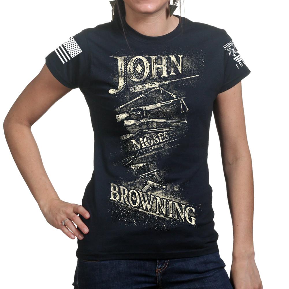 John Moses Browning Ladies T shirt