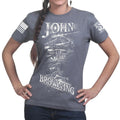 John Moses Browning Ladies T-shirt