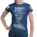 John Moses Browning Ladies T-shirt