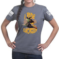 I Ride Shotgun Ladies T-shirt