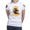 I Ride Shotgun Ladies T-shirt