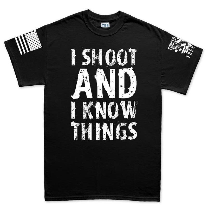 I Shoot And Know Things Men's T-shirt