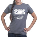 I'd Rather Be Fishing Ladies T-shirt