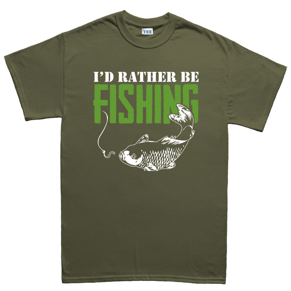I'd Rather Be Fishing Men's T-shirt – Forged From Freedom