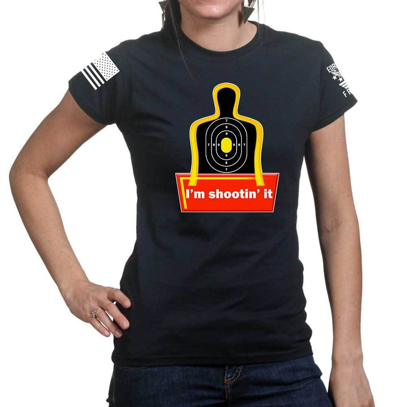 I'm Shooting It Ladies T-shirt